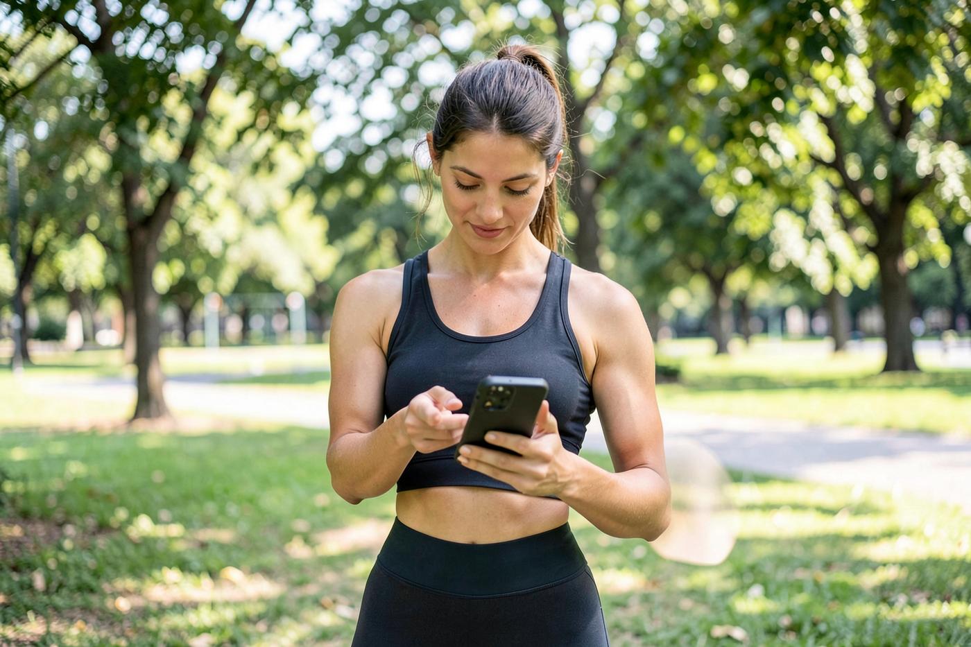 De FindMyFitBuddy app in gebruik op een smartphone
